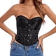 thumbnail image 5 of Corsés de talla grande para mujer, corpiño, lencería para disfraz de Halloween, corpiño, Top gótico, ropa interior Sexy Fridja nalpqowj30652, 5 of 9