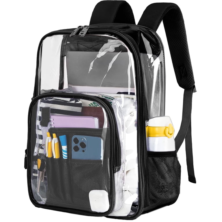 Heavy Duty Clear Waterproof Backpack with Reinforced Straps photo 1