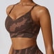 thumbnail image 4 of Sujetador de Yoga con estampado de leopardo, almohadilla para el pecho, Sujetador deportivo Sexy, Top de gimnasio, ropa interior elástica de camuflaje para mujer, ropa deportiva para correr y Yoga, 4 of 5