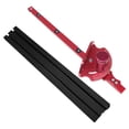 thumbnail image 1 of DYNWAVECA Table Saw Miter Gauge Miter Bar Pivoting Locking Mechanism Angle Plate Ruler T Track Fence with Angle Stops for Router Tables 2 Piece, 1 of 10