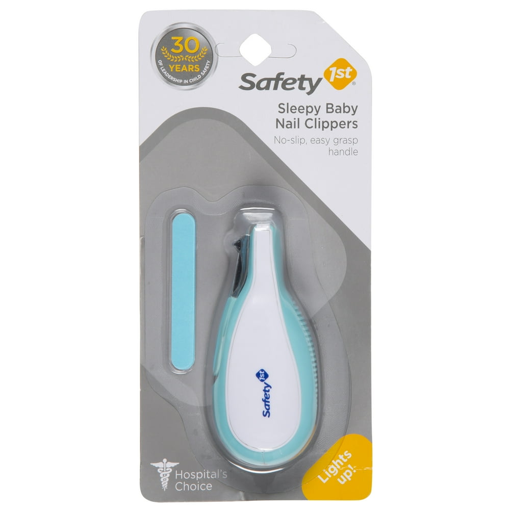 Safety 1st Sleepy Baby Nail Clippers With Emery Board, Arctic Walmart