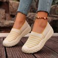 thumbnail image 6 of YLYL Womens Knit Platform Sneakers Thick Sole No Slip Lightweight Comfortable Casual Walking Shoes, 6 of 7