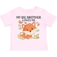 thumbnail image 3 of Inktastic My Big Brother Loves Me- Little Fox Boys or Girls Toddler T-Shirt, 3 of 5