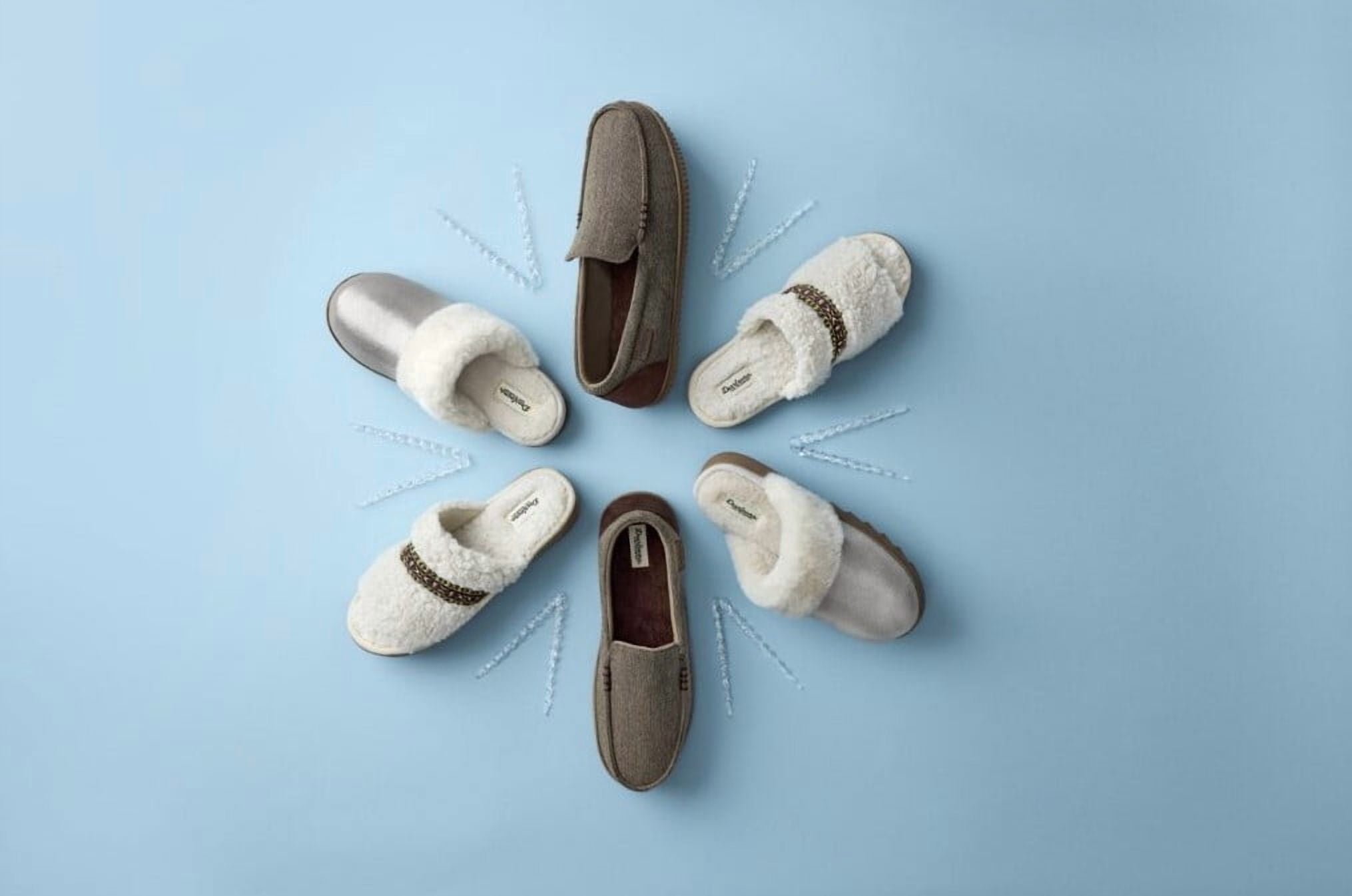 Dearfoams Cozy Comfort Men's Casual Moc Slipper