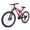 Red, variant on Cirayno 26" Mountain Bikes for Adults, 21 Speed Disc Brake MTB, Comfort Steel Frame City Bike Bicycle with Full Suspension, Unisex, Red