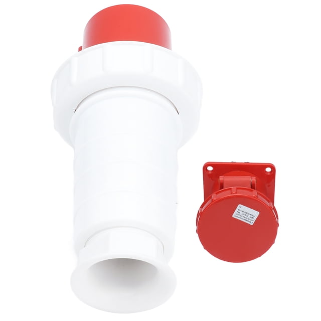 Conector de Potencia de 3 Fase, Enchufe de Encebe Industrial Impermable 3P+E