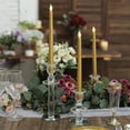 thumbnail image 6 of Efavormart Set of 3 | 11"  Flickering Flameless Battery Operated LED Taper Candles Home Wedding  Decor - Gold Warm, 6 of 11