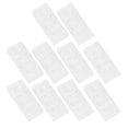 thumbnail image 4 of Topes de puerta de 10 Uds., forma cuadrada, transparente, apilable, diseño hueco, soporte de puerta, tapón de seguridad para el hogar, 4 of 8