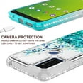 thumbnail image 5 of AT&T Radiant Max 5G Case / Fusion 5G Case / Cricket Dream 5G Case / Innovate 5G Case Liquid Glitter 360 Degree Protection Phone Case Cover w/Screen Protector - Teal/Clear, 5 of 5