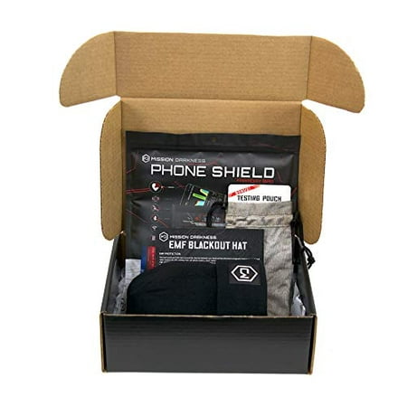 Limited Edition Faraday Beanie Bundle - Includes 1 EMF Blackout Beanie and 1 Phone Shield Faraday Bag - Unique RF Shielding Gift Package