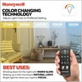 thumbnail image 4 of Honeywell Xerxes 70" Ceiling Fan w/ Remote Control, & Reversible Blades, Black, 4 of 12