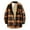 Black, variant on Lightweight Plaid Jacket for Men 2025 Casual Fashion Patchwork Blouses Long Sleeve Button Up Tshirt Classic Lapel Tops Green,XL