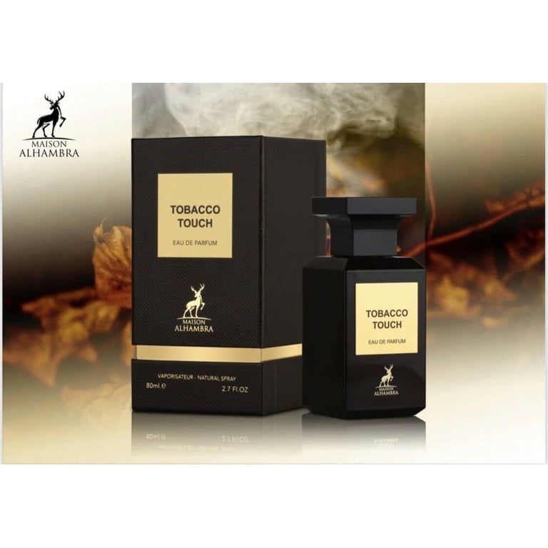 maison alhambra tobacco Maison Alhambra Tobacco Touch, 2.7 oz EDP Spray, Spicy Tobacco, Vanilla,  Woody Notes