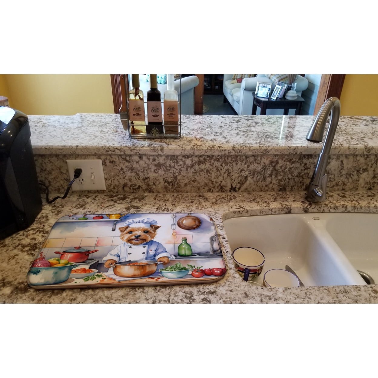 Norfolk Terrier The Chef Dish Drying Mat
