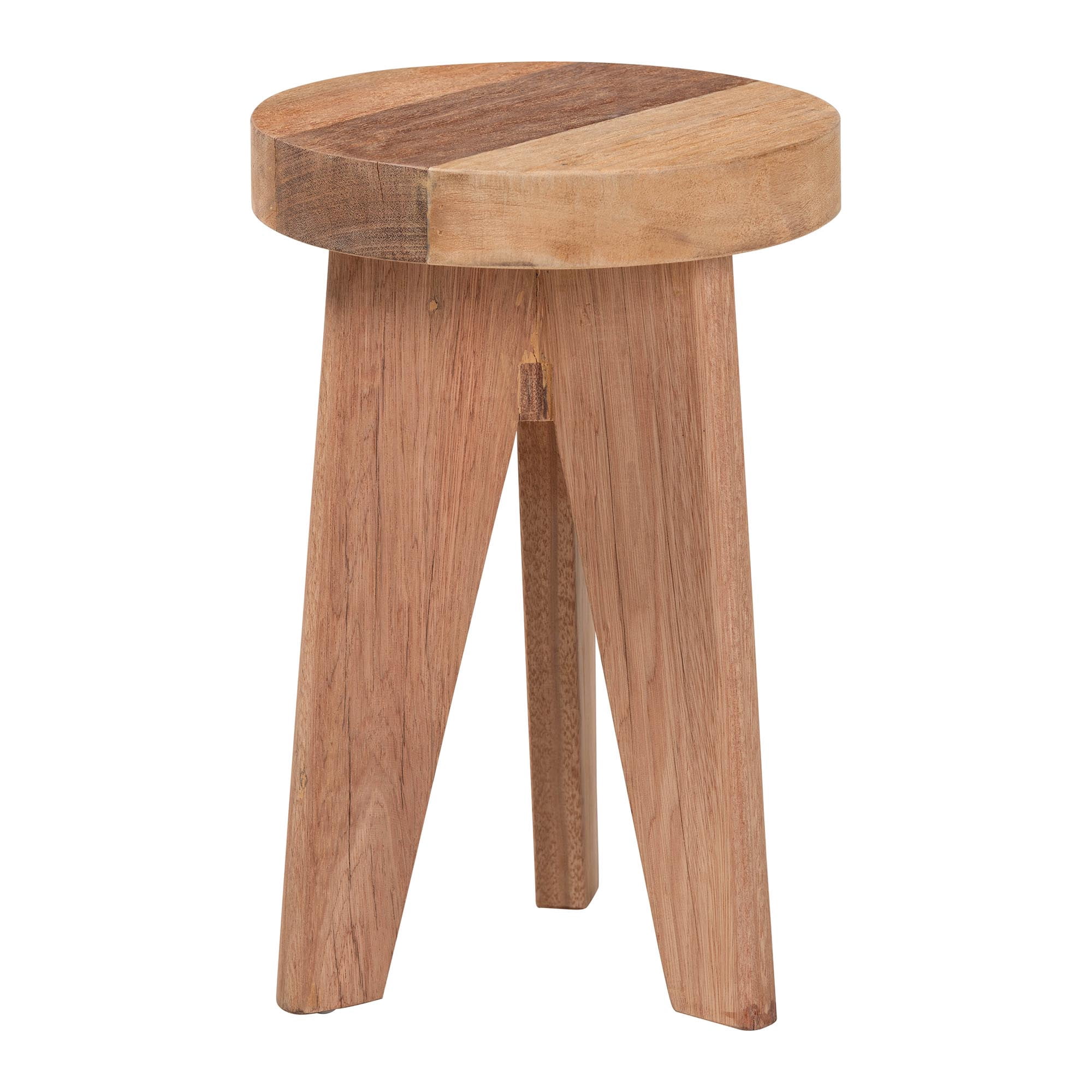 bali & pari Sayen Rustic Footstool, Natural Brown