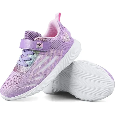 

GEDER-S Girls Mesh Lightweight Breathable Sneakers With Non-Slip Sole