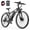 blue, variant on PostJoy Electric Mountain Bike 26" 1200W Peak Motor, 65 Miles 28MPH Ebike, 480Wh Battery Electric Bicycle for Adults 7 Speed Electric Bicycles Front Fork Suspension