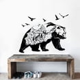 thumbnail image 2 of Adhesivo de pared de pingüinos de oso polar creativo, decoración de pared extraíble TUNC Sencillez, 2 of 5
