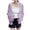 Purple, variant on Summer Sun Protective Coat Open Stitch Cardigan Loose Solid Color Knitted Long Sleeves Office AC Warm Shawl Outdoor Anti-UV Jacket