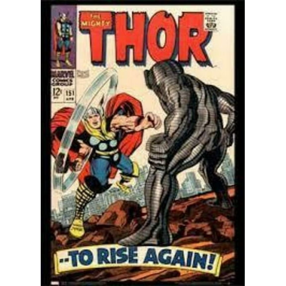 Marvel Comics Vintage Poster  - Thor