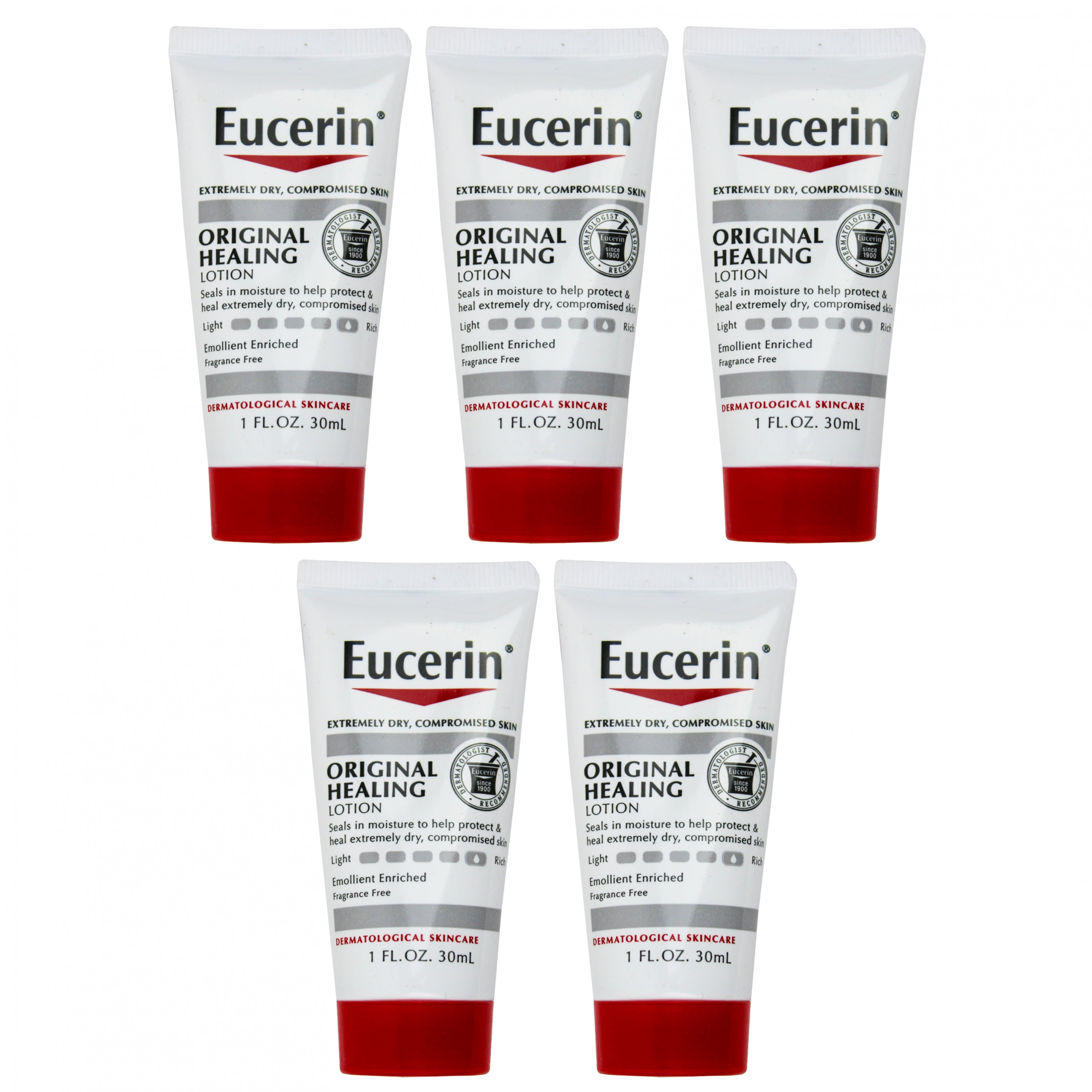 Eucerin Original Healing Lotion Extremely Dry Compromised Skin 1 fl oz