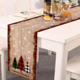 thumbnail image 5 of CxhicLuv Christmas Table Flag Gnome Snowman, Cotton Table Runner for Holiday Dining, Christmas Decorations for Table, Winter Seasonal Decor with Cute Holiday Themes & Festive Vibe, 5 of 6