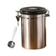 thumbnail image 3 of Almacenamiento de granos de café con extractores Gadgets con una cuchara Café Hermético Té Azúcar plata 1.8L, 3 of 8