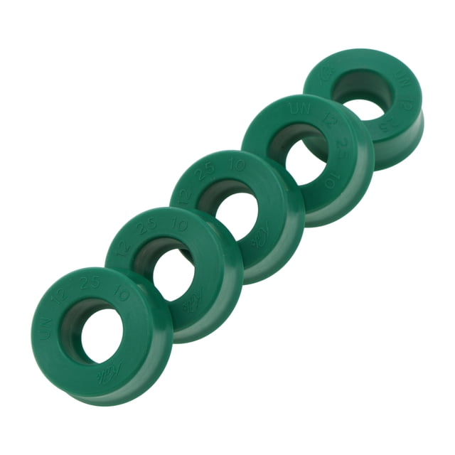 Anillo de sello de aceite universal Unique Bargains Sello de labio UN 12x25x10mm Alta presión TPU Verde 5 Pcs