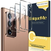 [3 Pack] UniqueMe 3 Pack Camera Lens Protector for Samsung Galaxy Note 20 Ultra 6.9 inchTempered Glass Screen