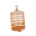 thumbnail image 3 of Jaula para pájaros, soporte para loros, comedero para pájaros, bebedero con poste de pie, gran nido redondo para casa de pájaros, jaula para pájaros, 3 of 8