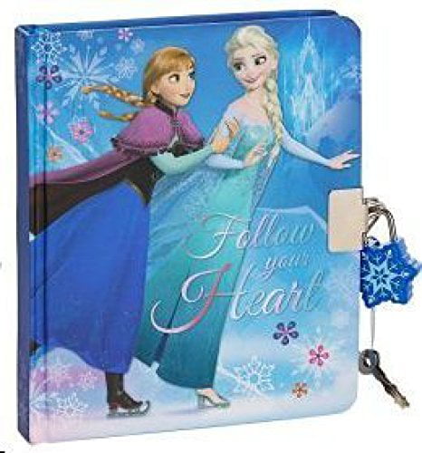 New Disney girl's Princess or Frozen Elsa Anna Journal Diary w/ pen & lock 