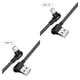 thumbnail image 3 of Moyic Cable USB de 2m 2.4A Cable de carga rápida tipo C Cable de de teléfono LED para Cable de de datos Micro-Usb de 90 grados Negro micro de 1 m 2Conjunto, 3 of 6