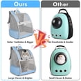 thumbnail image 4 of Mochila SsawCasa Cat Large para mascotas de hasta 7 kg, color azul, 4 of 8