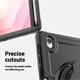 thumbnail image 4 of FJLBDE Case for Samsung Galaxy Tab S10 Lite 10.9-Inch 2025 with 360 Rotating Stand, Shoulder Strap, Heavy Duty Shockproof Cover, Black, 4 of 7