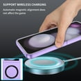 thumbnail image 4 of Decase Magnetic Case for Samsung Galaxy Z Flip 6/7 FE, Luxury Magnetic Shockproof Anti Scratch Slim Case,Compatible with Mag-Safe,Matte Hard PC Back Cover for Galaxy Z Flip 7 FE/Z Flip 6,Purple, 4 of 7