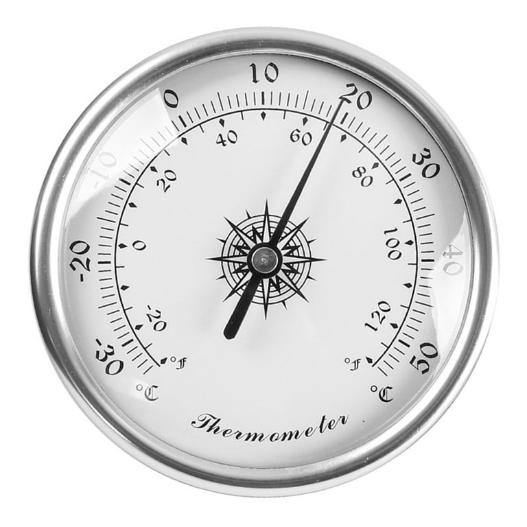 OOKWE 3 in 1 Thermometer Hygrometer Barometer Wall Hanging Air Pressure  Gauge Meter Weather Forecast Indoor Outdoor 