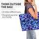 thumbnail image 2 of Balery Blue Lightning1 Bolsa Tote Estilo Estético con Cremalleras, Bolsa de Hombro, Bolsa de Compras Grande y Plegable, 2 of 8