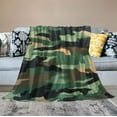 thumbnail image 2 of Nawypu Camouflage Throw Blanket, Extra-Large Super-Soft Camo Blanket for Men, Women, Boys and Girls, Teens, Children, Lightweight Cammo Blanket (50in x 60in) Warm Plush and Cozy Throw for Bed, 2 of 6