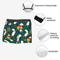 thumbnail image 3 of Fuzoiu Lgbt Penguin Print Men's Ultra Breathable Underwear,No Riding Up Boxer Briefs with ComfortFlexible Waistband-Large, 3 of 5
