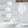 thumbnail image 3 of 3 Pcs Plastic Nylon Mesh Strainer Colander with Handle Double Ear Fine Food Mesh Strainer Flour Sifter for Baking Kitchen Colander Sifter Kefir Tea Juice Pasta(3 Inch, 4 Inch, 5.5 Inch), 3 of 7
