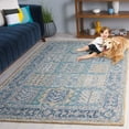 thumbnail image 3 of SAFAVIEH Metro Azalea Medallion Area Rug, Teal/Blue, 8' x 10', 3 of 8