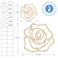 thumbnail image 2 of Wood Rose Plate Charger 9-inch, 1/8 inch Thick, Pack of 10 Mother®s Day/Valentines Crafts for Gifts and Party D®cor, by Woodpeckers®, 2 of 6