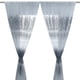 thumbnail image 1 of Cortinas de tul con estampado de hojas para sala de estar, media ventana opaca (gris) Tmvgtek Libre de BPA, 1 of 1