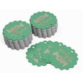 thumbnail image 3 of Inkdotpot 100 Pack Real Rose Gold Foil Paper Tags Ready To Pop Baby Shower Favor Hang Tags, 3 of 6