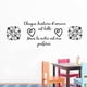 thumbnail image 3 of Injueey Papel tapiz removible proverbios ingleses pegatina de pared pegatinas autoadhesivas calcomanía impermeable para el hogar calcomanías de arte Decoración del hogar Injueey HA078695-00, 3 of 6
