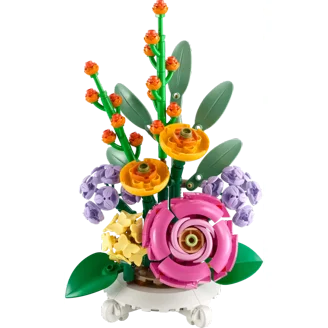 LEGO Wildflower Bouquet 10313 and LEGO Hedgehog Picnic 40711