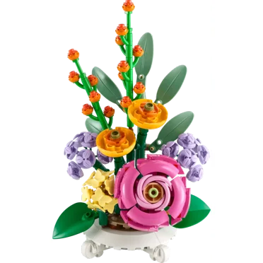 LEGO Botanicals Mixed Flowerpot 40762, Store Exclusive, Indoor Plant Decorations for Table, Desk, Office - Creative Gift Idea for Her & Him