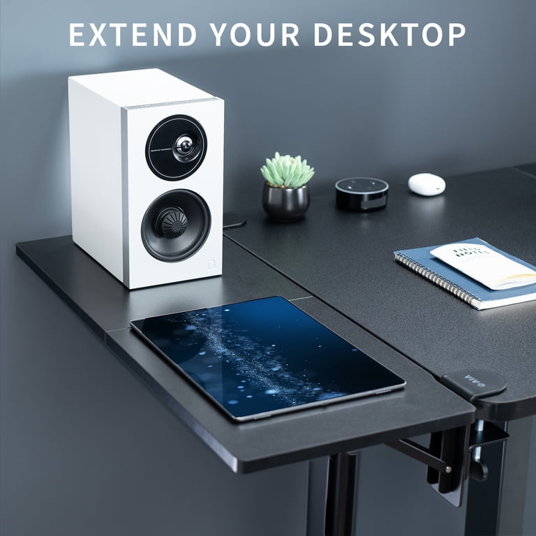 Estensione Scrivania VIVO DESK-EXT30 - Morsetto Nero 30x12 Pollici, Vassoio Tastiera/accessori