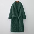 thumbnail image 2 of Vedolay Women's Winter Coats 2023 Winter Coats Mid-Length Hooded Outwear Jackets Casual Outcoats Green,M, 2 of 5