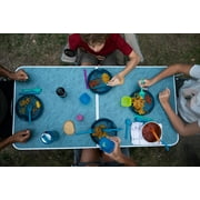 Decathlon Quechua, Camping Folding Table, 4 chairs, Blue